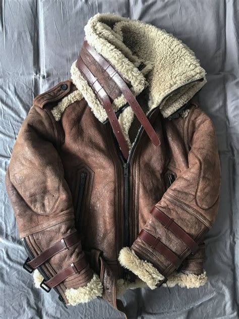 burberry prorsum aviator jacket|burberry shearling jacket men's.